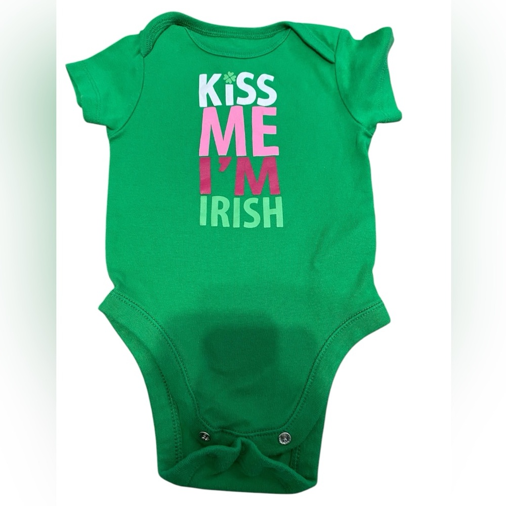 Old Navy Baby Irish St. Patrick’s Day Outfit Bodysuit Size 6-12 Months